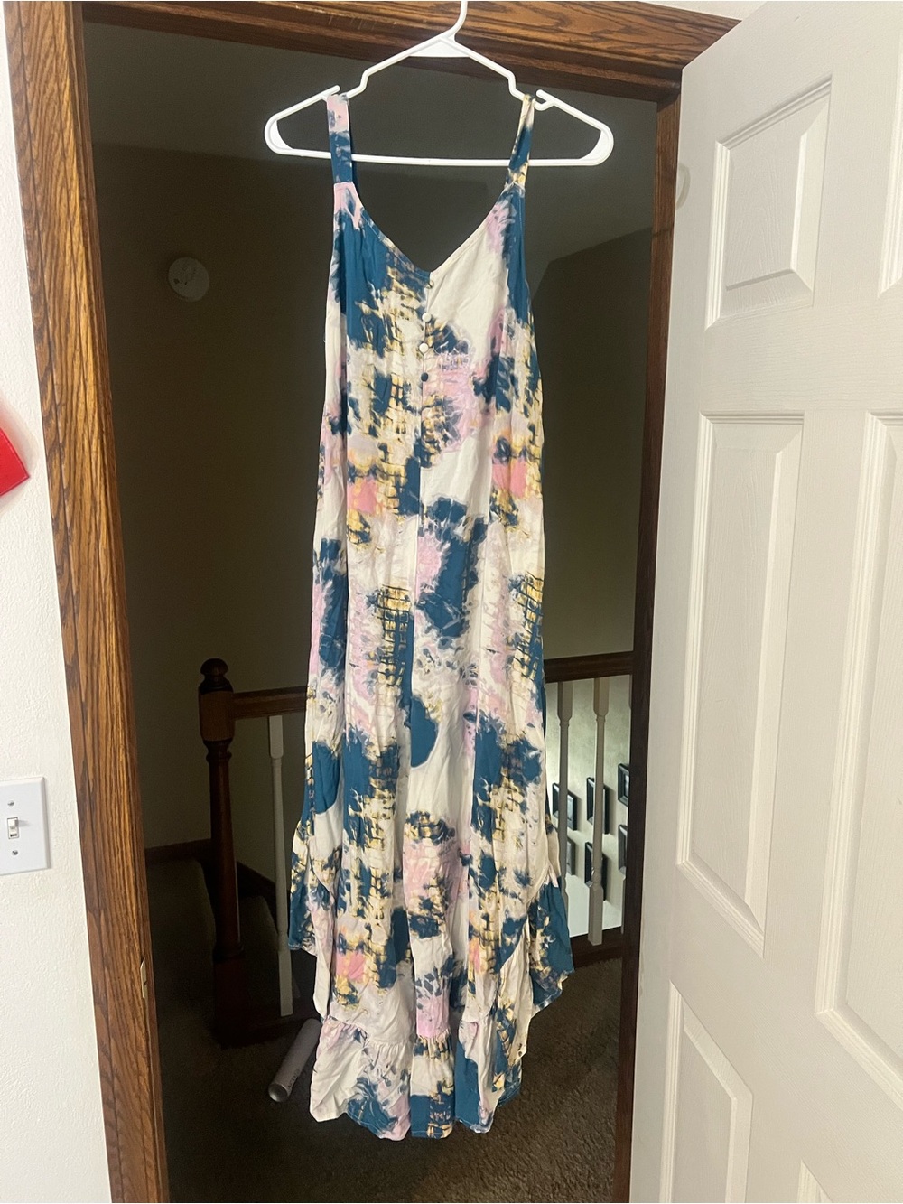 Cato Tie-Dye  Boho Jumpsuit with flowy ends
